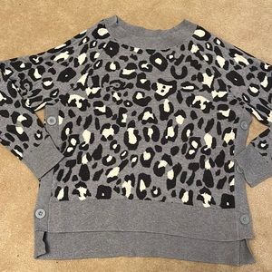 Stella & Dot Cheetah Sweater L NWT